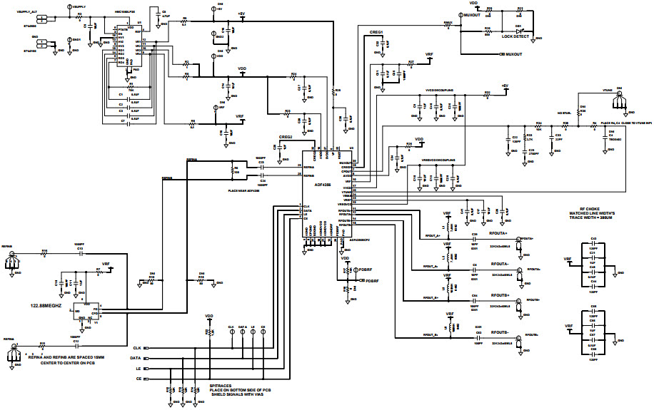 Analog Devices Inc. EV-ADF4356SD1Z Reference Design 3