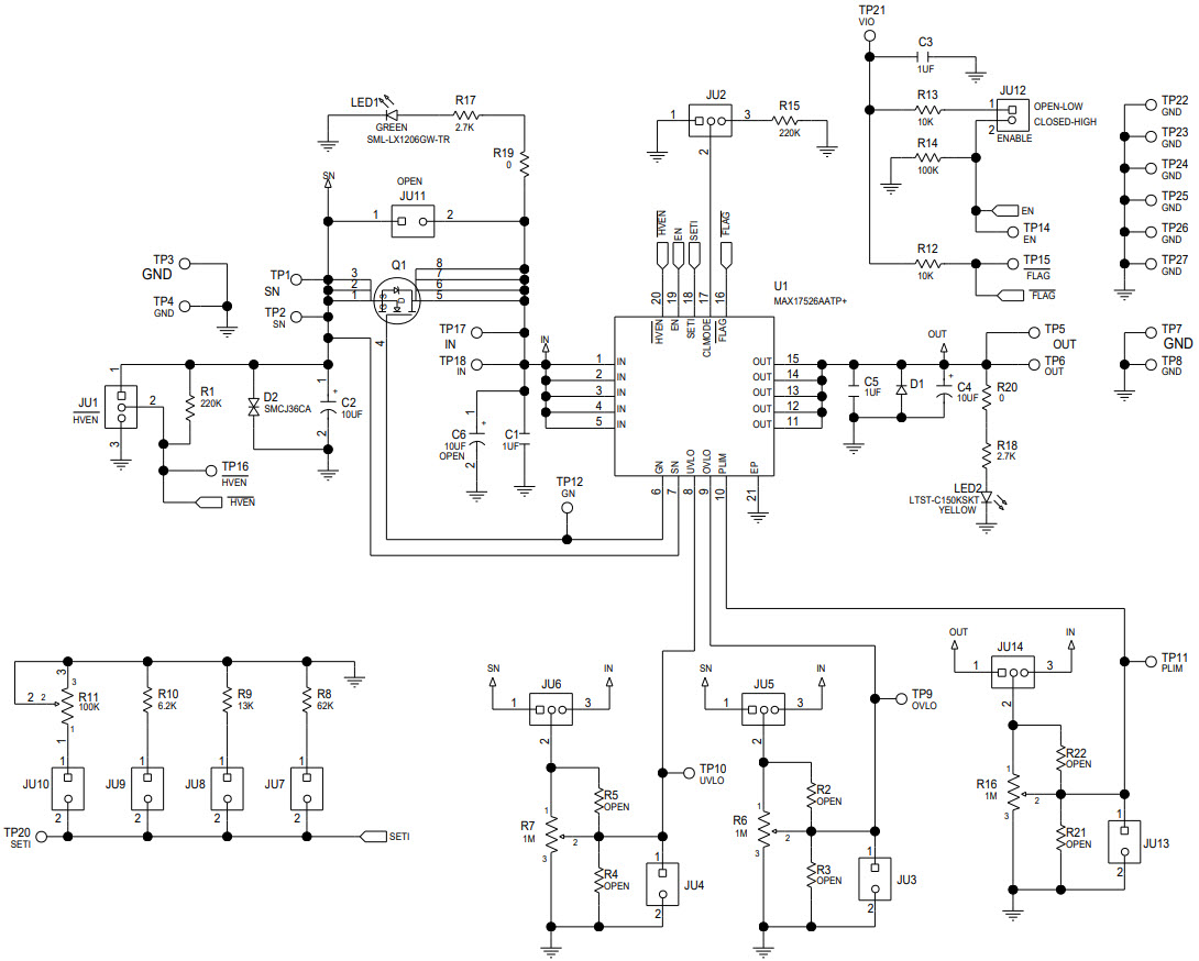 Maxim Integrated MAX17526AEVKIT# Reference Design 1