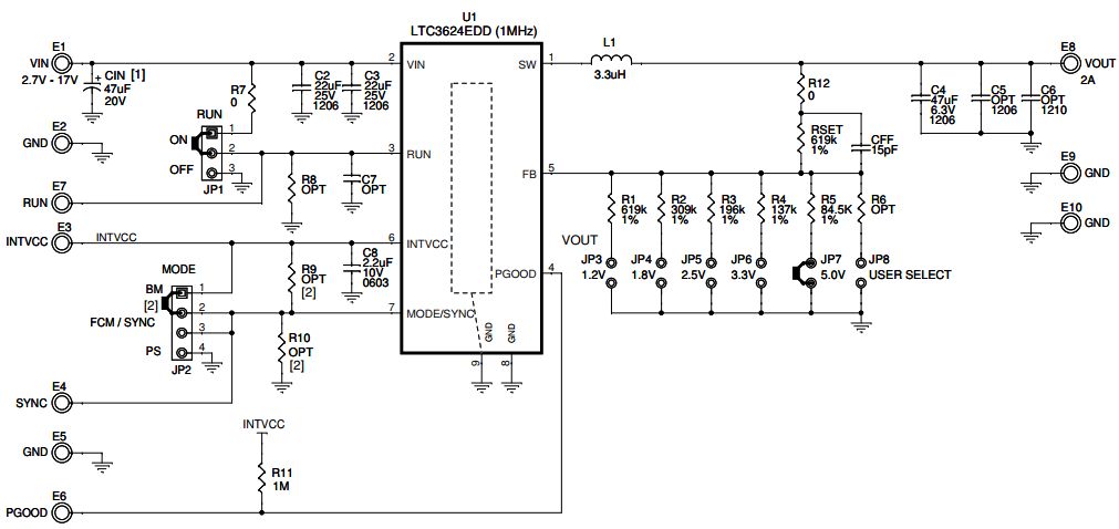 Linear Technology/Analog Devices DC2005A Reference Design 3