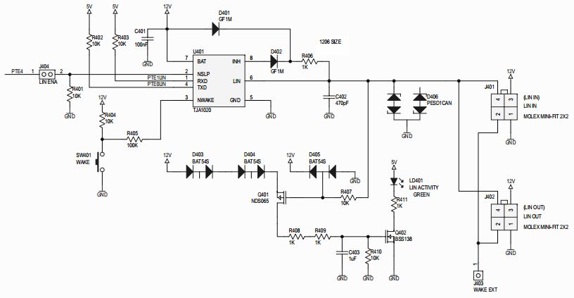NXP EVB9S08DZ128 Reference Design 7