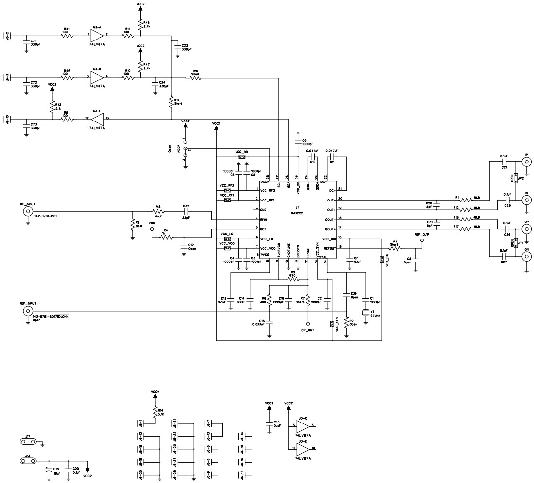 Maxim Integrated MAX2121EVKIT# Reference Design 3