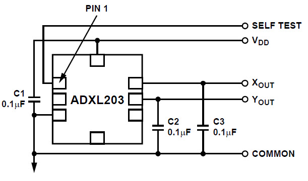 Analog Devices Inc. ADXL203EB Reference Design 5