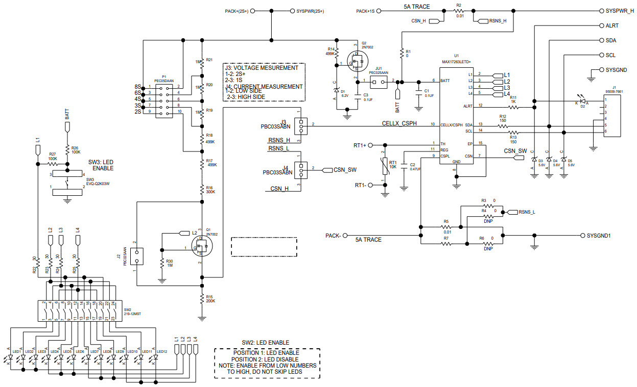 Maxim Integrated MAX17263GEVKIT# Reference Design 2