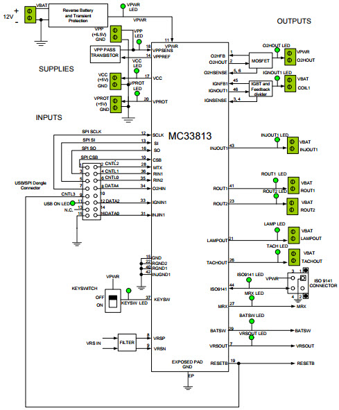 NXP USA Inc. KIT33813AEEVBE Reference Design 5
