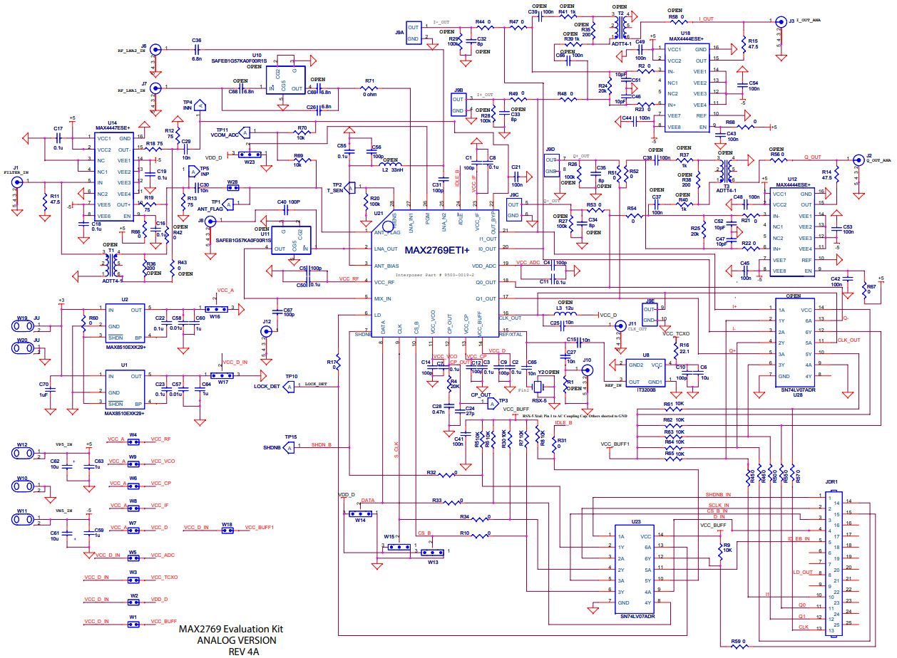 Maxim Integrated MAX2769EVKIT+ Reference Design 3