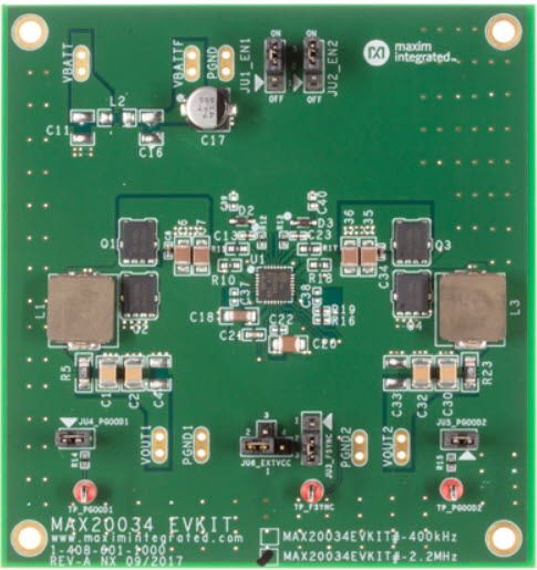 Analog Devices Inc./Maxim Integrated MAX20034HFEVKIT# Reference Design 2
