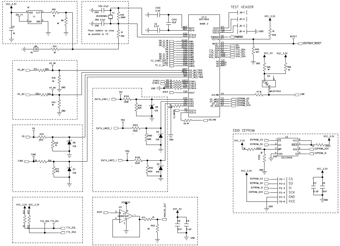 Analog Devices EVAL-ADV7844EB1Z Reference Design 10