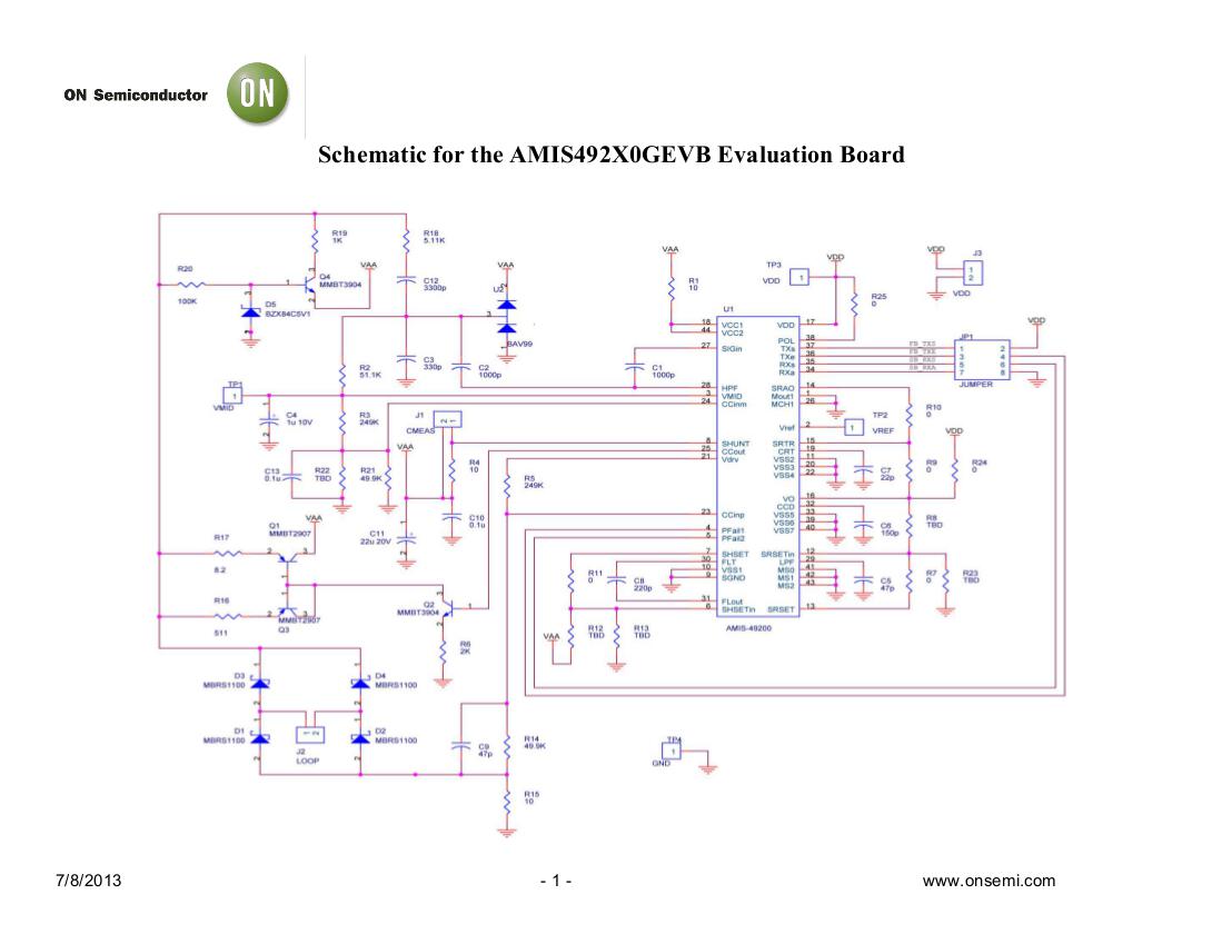 ON Semiconductor AMIS492X0GEVB Reference Design 3