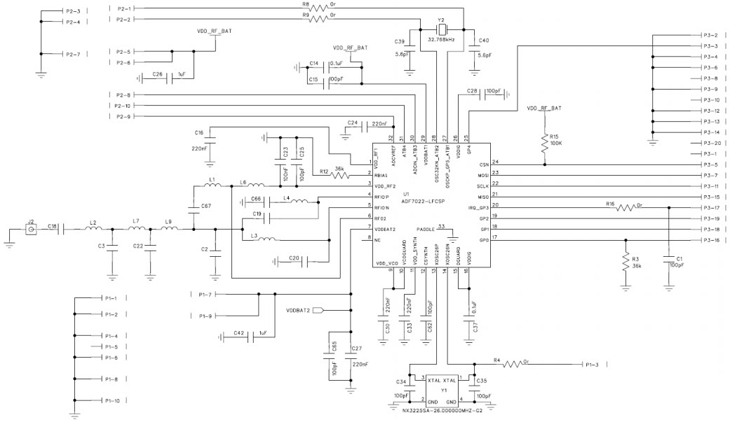 Analog Devices Inc. EVAL-ADF7023DB4Z Reference Design 3