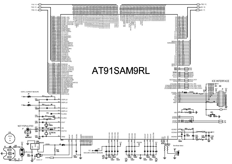 Microchip Technology AT91SAM9RL-EK Reference Design 8