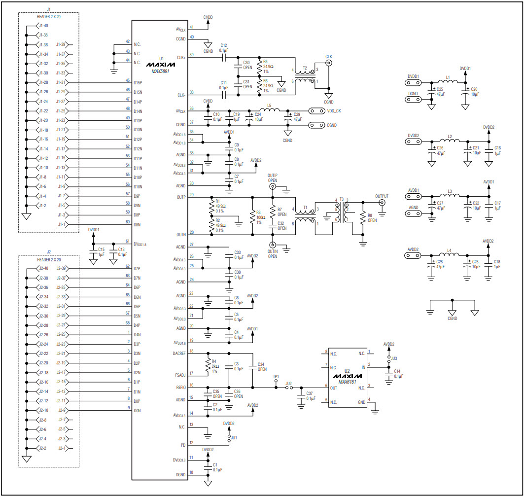 Maxim Integrated MAX5891EVKIT# Reference Design 1