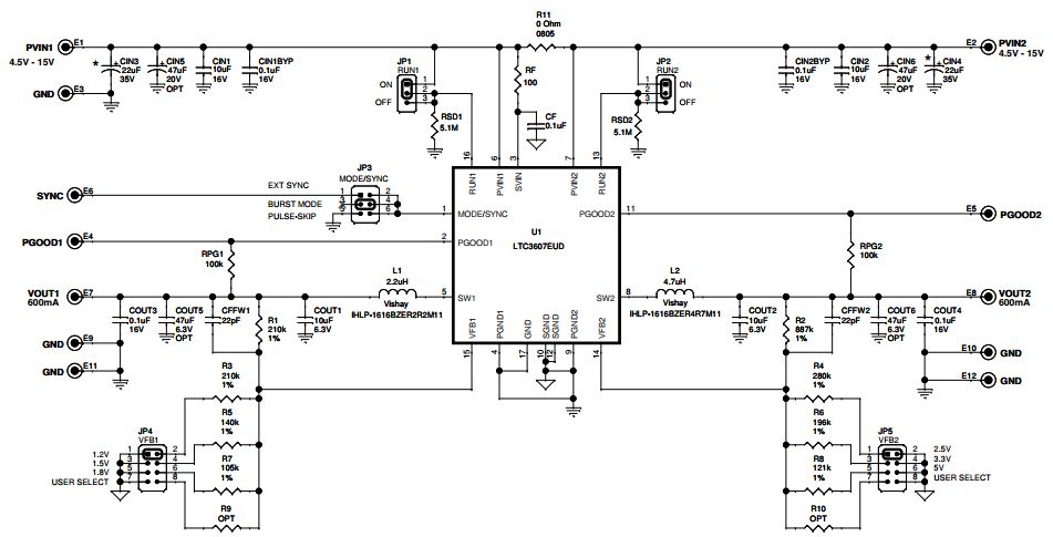 Linear Technology/Analog Devices DC1596A Reference Design 3