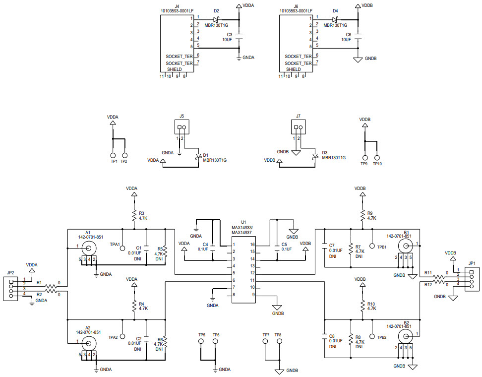 Maxim Integrated MAX14937WEVKIT# Reference Design 3