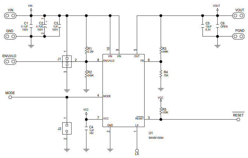 Maxim Integrated MAXM15064EVKIT# Reference Design 2