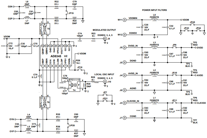 Analog Devices AD9773-EB Reference Design 4