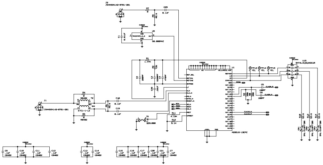 Analog Devices Inc. AD9746-DPG2-EBZ Reference Design 2