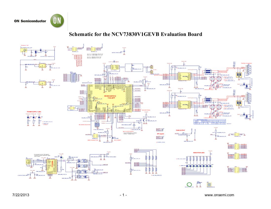 ON Semiconductor NCV73830V1GEVB Reference Design 4