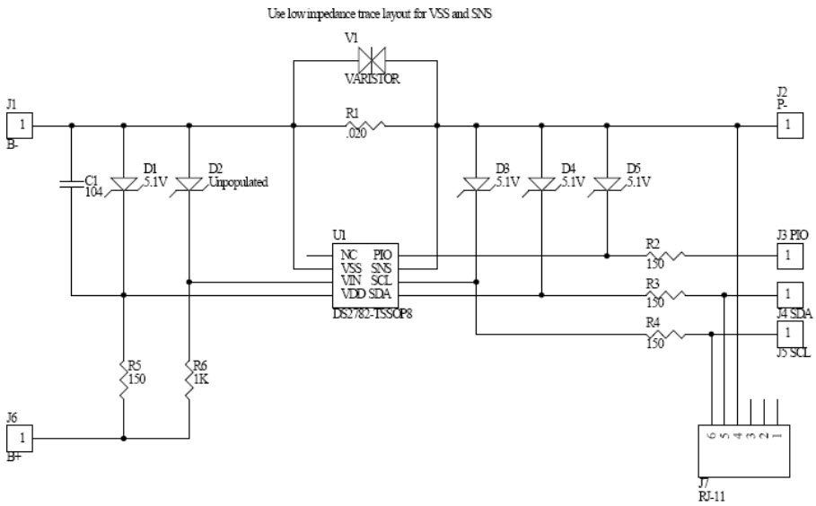 Maxim Integrated DS2782EVKIT+ Reference Design 1