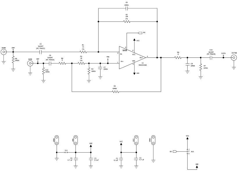 Maxim Integrated MAX44260EVKIT# Reference Design 2