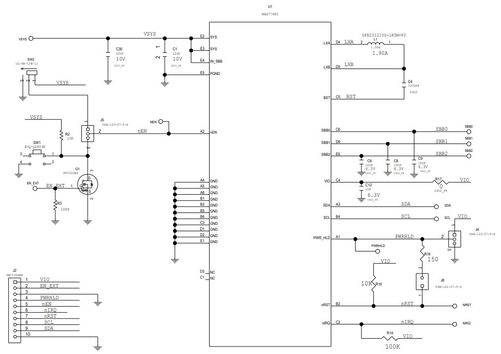 Maxim Integrated MAX77680EVKIT# Reference Design 7