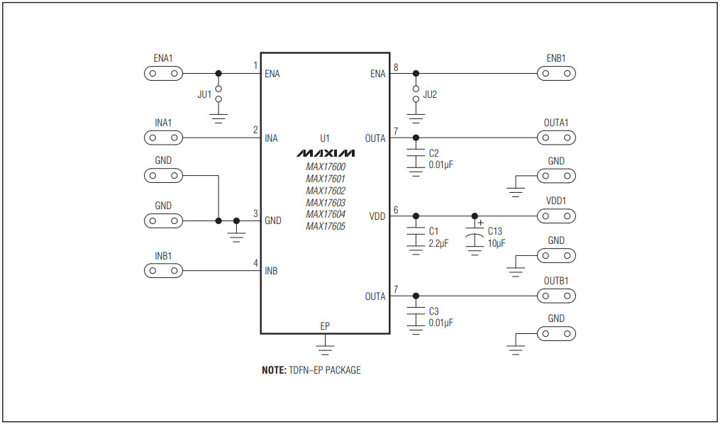 Maxim Integrated MAX17604EVKIT# Reference Design 3