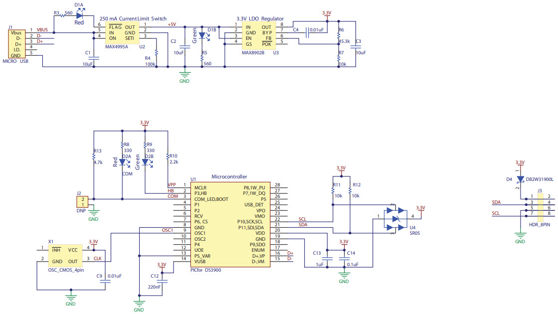 Maxim Integrated DS3900P2EVKIT# Reference Design 1