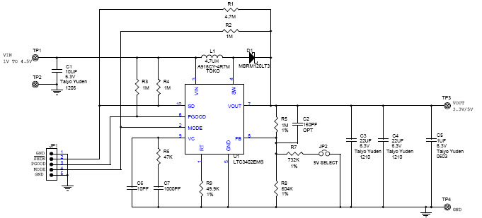 Linear Technology/Analog Devices DC409A Reference Design 2