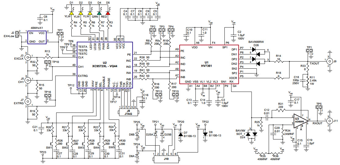 Microchip HV7361DB1 Reference Design 3