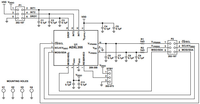 Analog Devices Inc. EVAL-ADXL355Z Reference Design 2