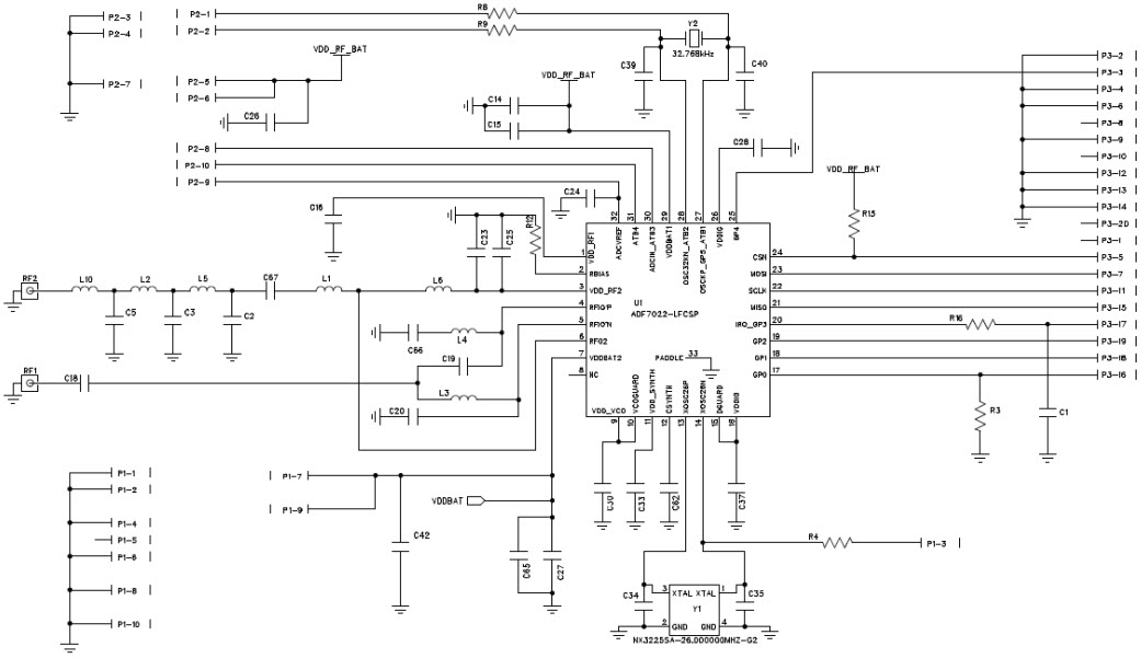 Analog Devices Inc. EVAL-ADF7023DB3Z Reference Design 2