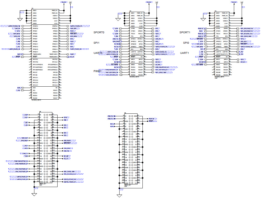 Analog Devices Inc. ADZS-BF506F-EZLITE Reference Design 11