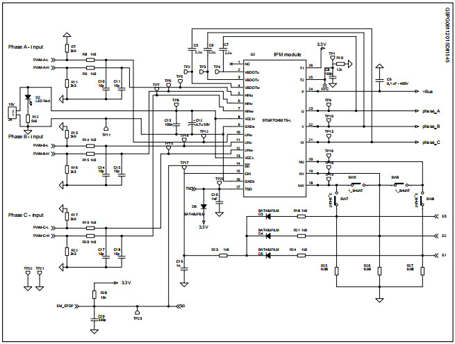 STMicroelectronics STEVAL-IPM07F Reference Design 6
