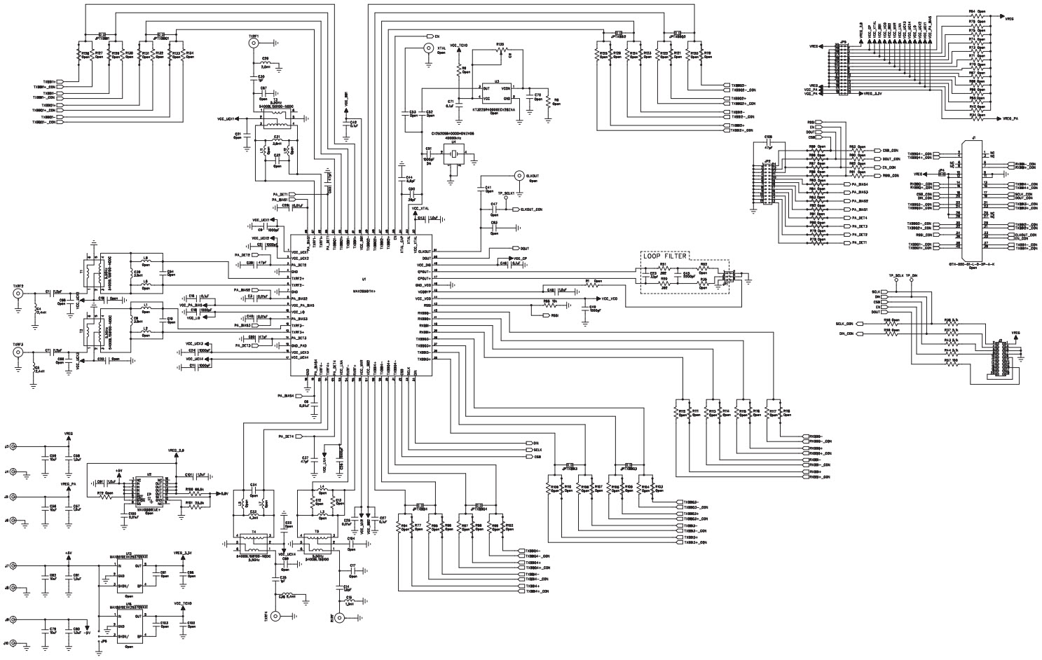 Maxim Integrated MAX2850EVKIT+ Reference Design 2
