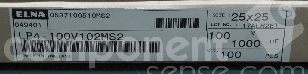 LP4100V102MS2Elna
