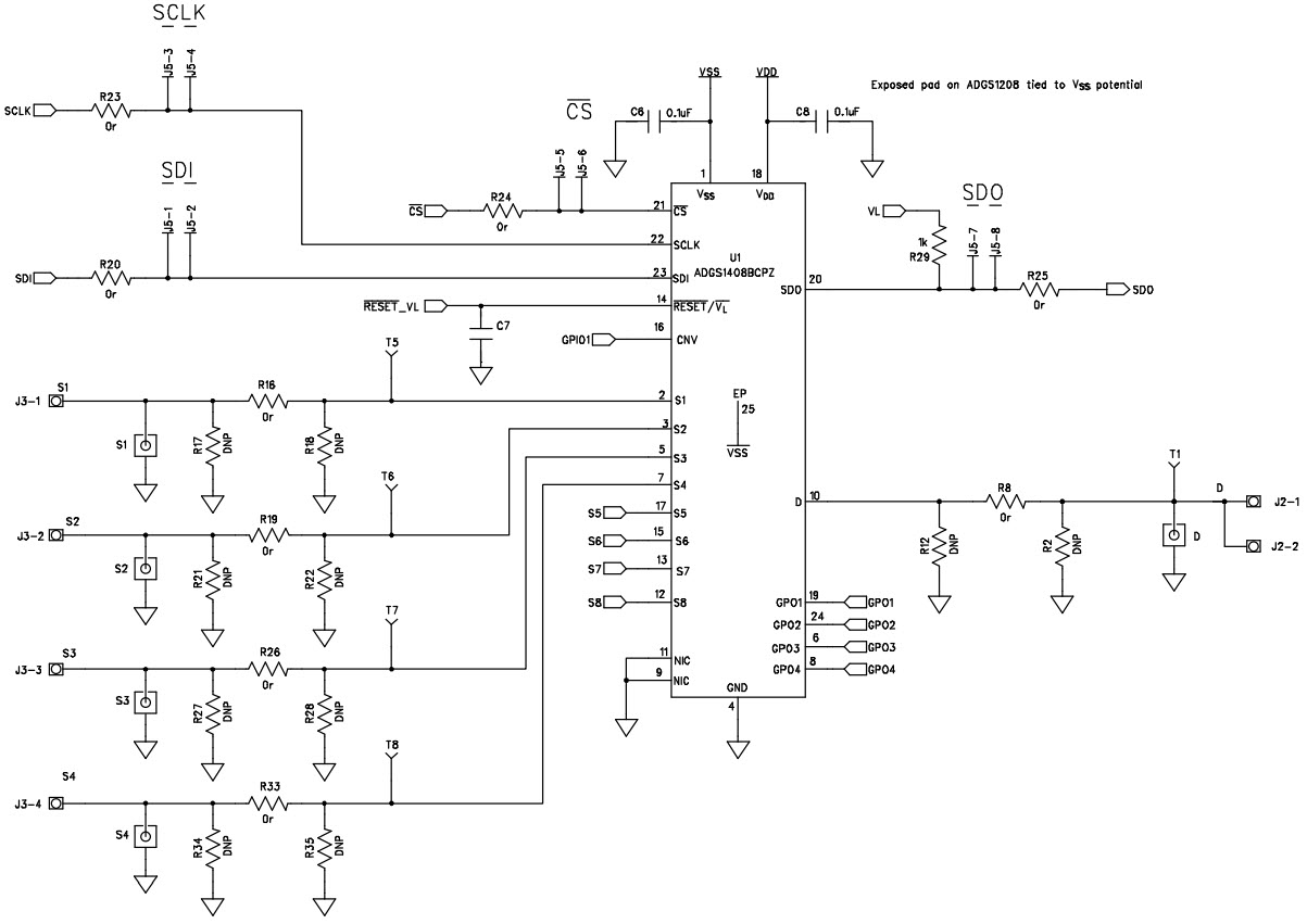 Analog Devices Inc. EVAL-ADGS1408SDZ Reference Design 1