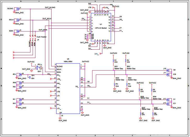 ON Semiconductor NB6L295MNGEVB Reference Design 5