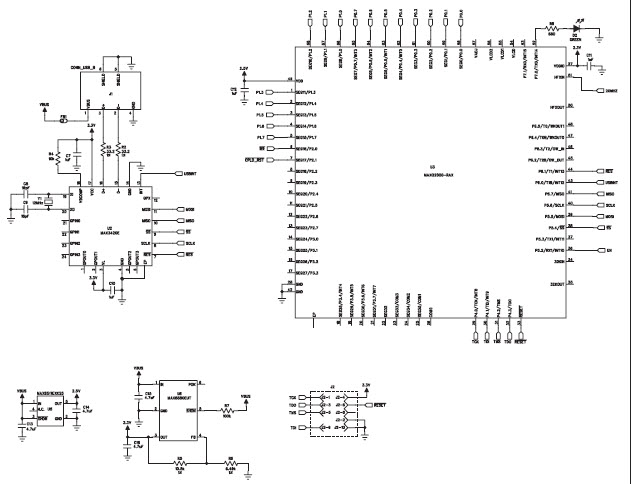 Maxim Integrated MAX14514EVKIT+ Reference Design 1