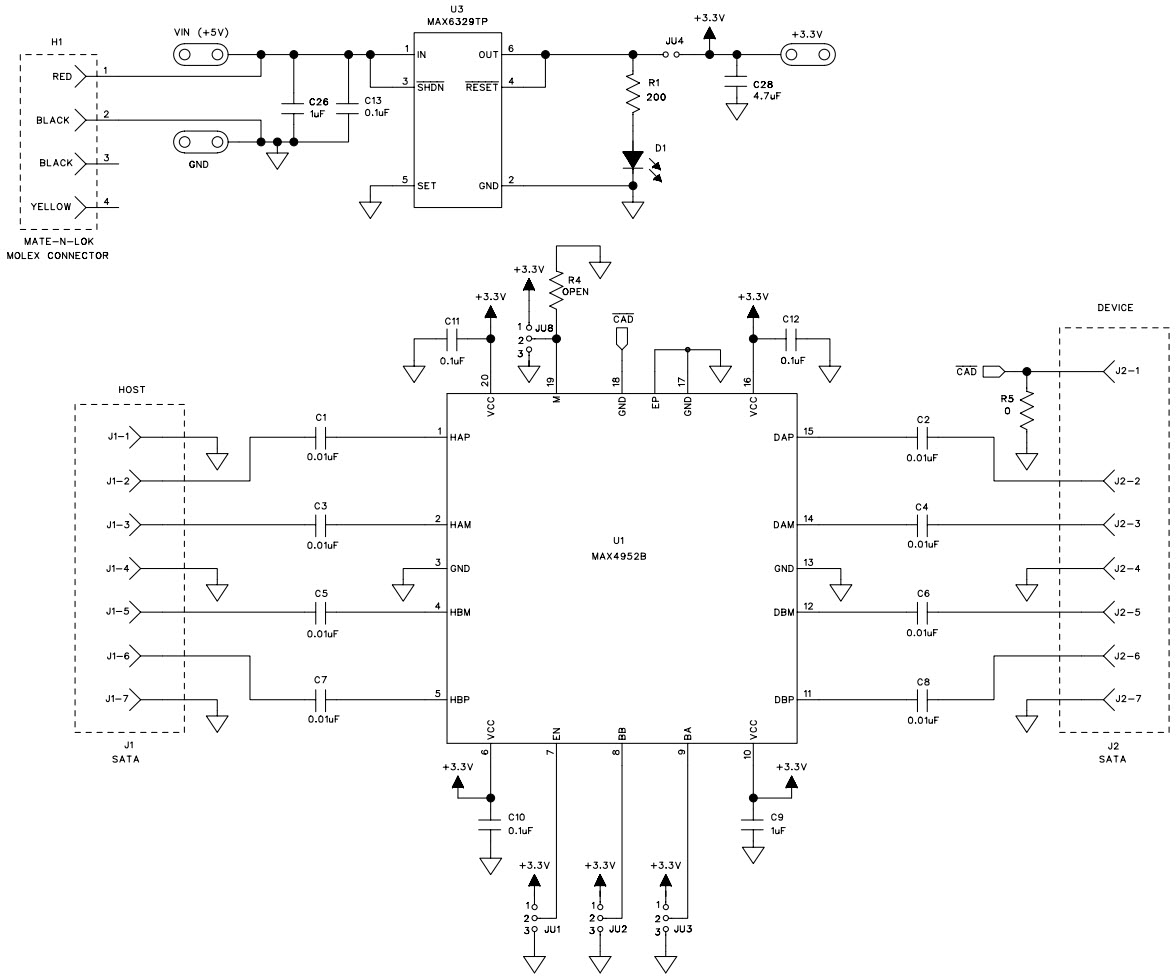 Maxim Integrated MAX4952BEVKIT+ Reference Design 3