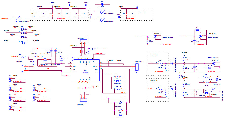 ON Semiconductor NB3X6X1XXG16QFNEVK Reference Design 8