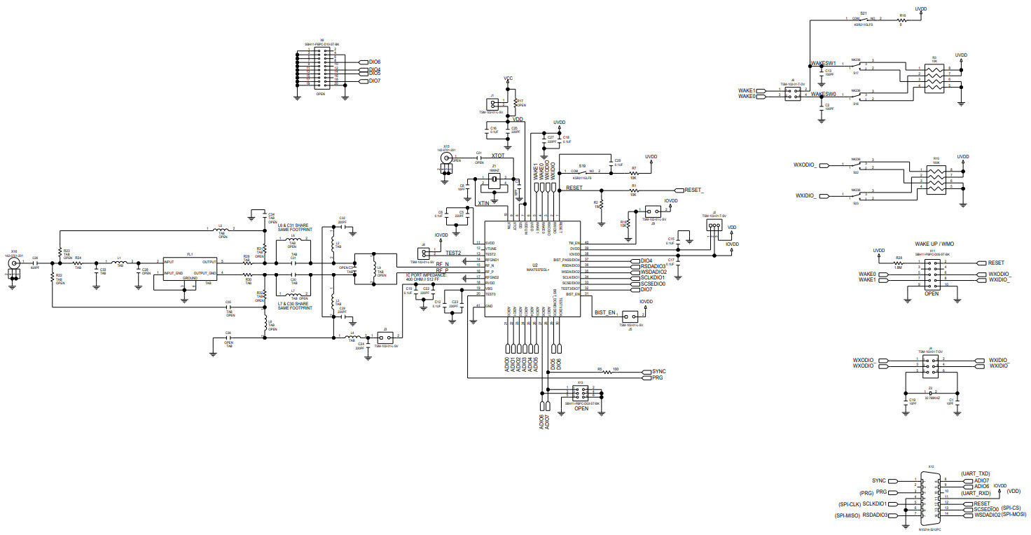 Maxim Integrated MAX7037EVKIT868# Reference Design 1