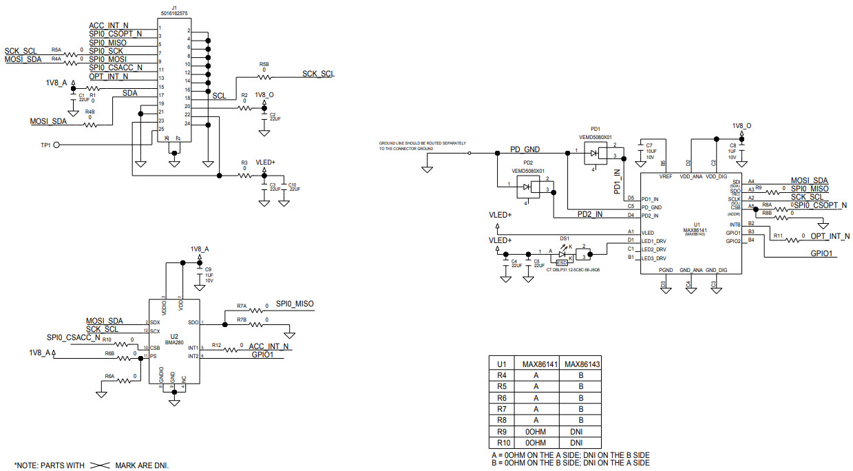 Maxim Integrated MAX86140EVSYS# Reference Design 2