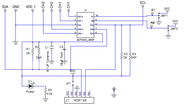 Microchip Technology MCP3423EV Reference Design 3
