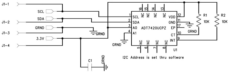 Analog Devices Inc. EVAL-ADT7420FBZ Reference Design 2