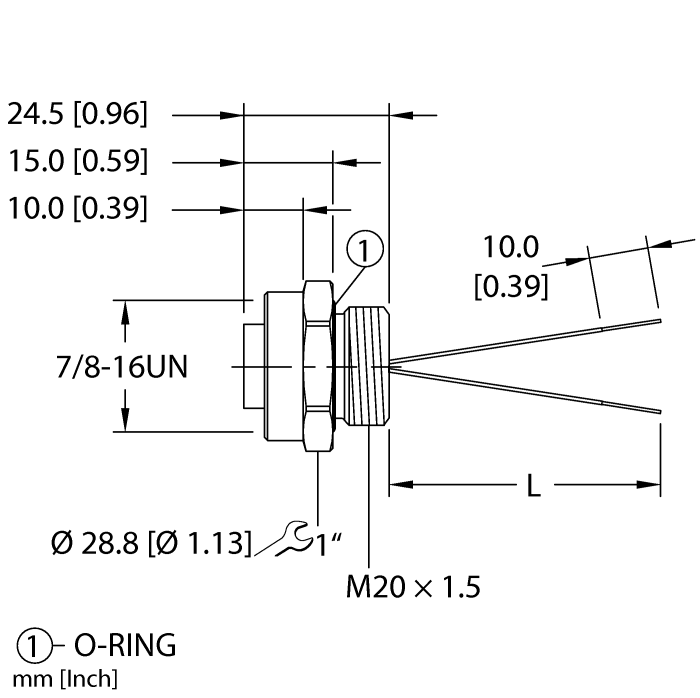 RKF 26-xM/M20turck