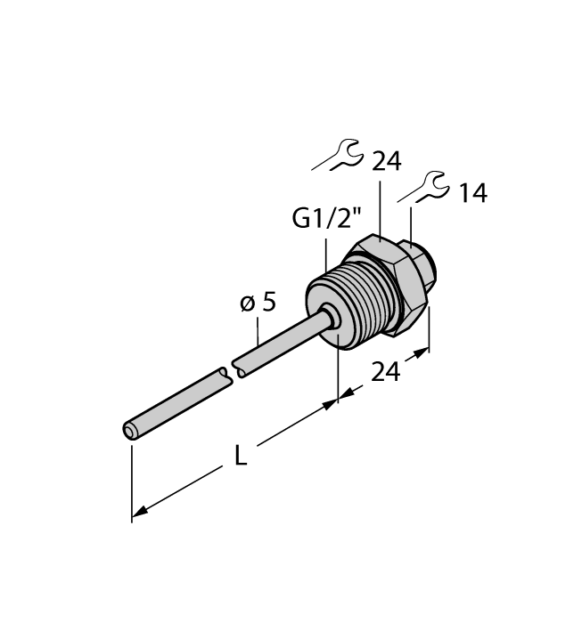 THW-3-G1/2-A4-L050turck