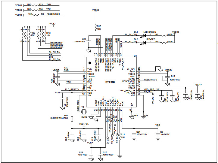 STMicroelectronics X-NUCLEO-PLM01A1 Reference Design 5