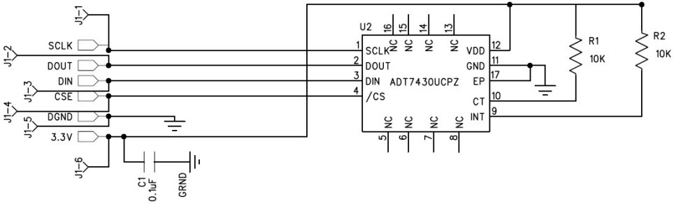 Analog Devices Inc. EVAL-ADT7320FBZ Reference Design 3