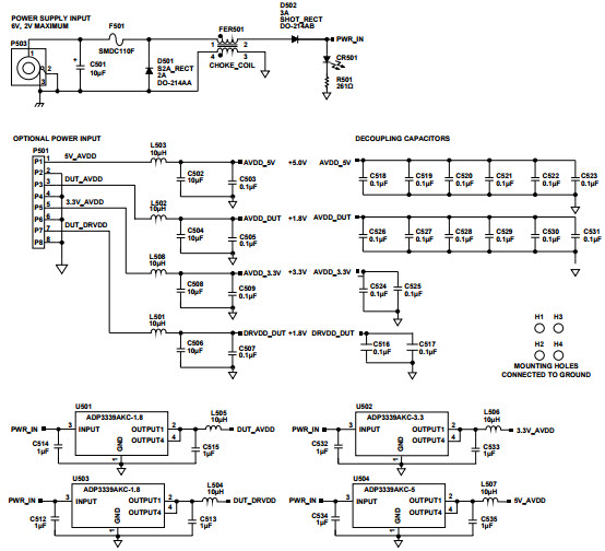Analog Devices Inc. AD9228-65EBZ Reference Design 8
