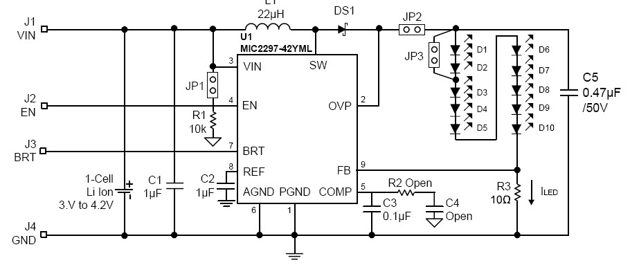 Microchip Technology MIC2297-42YML EV Reference Design 3
