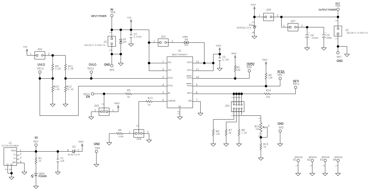 Maxim Integrated MAX17609EVKIT# Reference Design 2